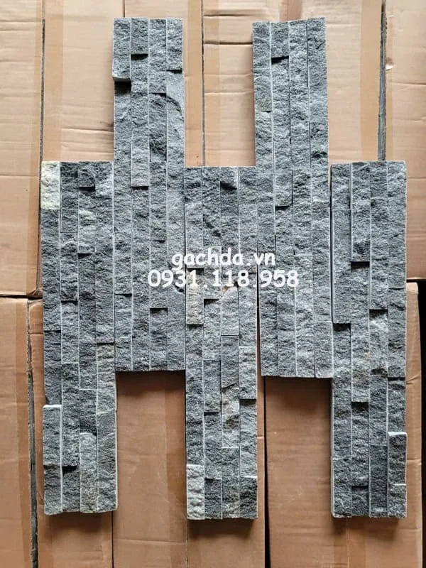 Đá ghép ánh kim dùng làm điểm nhấn tường