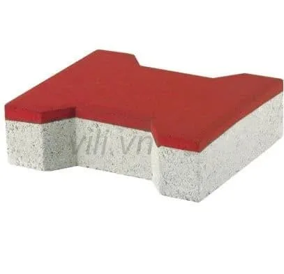 Gạch Vỉa Hè Terrazzo Chữ I Đỏ